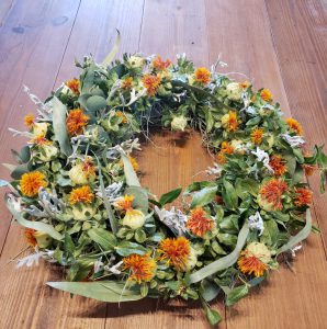 低価通販 Safflower by 太陽と月 ｜ラクマ wreath〜紅花のリース ...